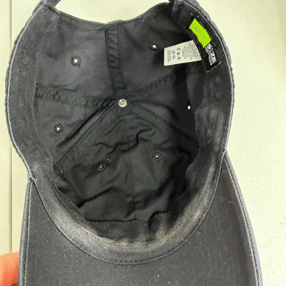 Nike One Size Hat Heritage86 Black Adjustable Futura Logo Dad Cap Strapback